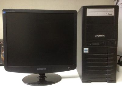 Лот: 10428927. Фото: 1. Игровой компьютер e7400 2x2.8GHz... Компьютеры в сборе
