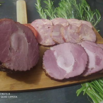 Лот: 16882222. Фото: 1. Рулет из окорока свиного натуральное... Мясо, птица, яйцо
