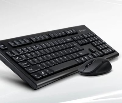 Лот: 5097791. Фото: 1. Комплект клавиатура + мышь A4Tech... Клавиатуры и мыши