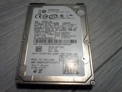 Лот: 7502881. Фото: 1. Жёсткий диск 160 Gb Hitachi... Жёсткие диски (HDD)