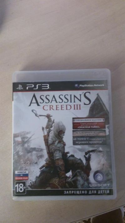 Лот: 3207041. Фото: 1. Assasins creed 3 на PS3. Игры для консолей