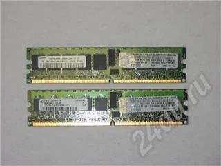 Лот: 197181. Фото: 1. Серверная память IBM 2x1GB DDR2... Оперативная память