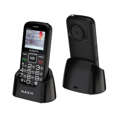 Лот: 25021393. Фото: 1. Сотовый Maxvi B5ds up Black 2sim... Кнопочные мобильные телефоны