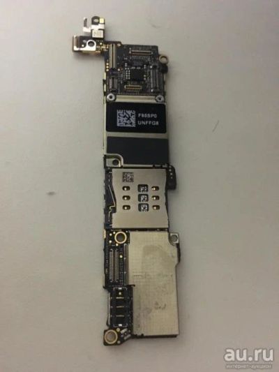 Лот: 14704574. Фото: 1. Рабочая плата iPhone 5s silver... Микросхемы и платы
