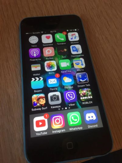 Лот: 10838822. Фото: 1. iPhone 5c. Смартфоны