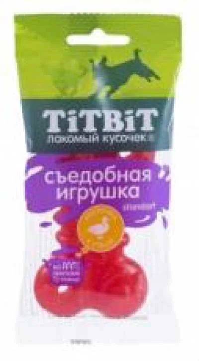 Лот: 16279961. Фото: 1. ТиТбит Сьедобная игрушка косточка... Корма