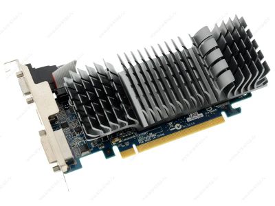 Лот: 6035725. Фото: 1. Видеокарта Asus GeForce 210 Silent. Видеокарты