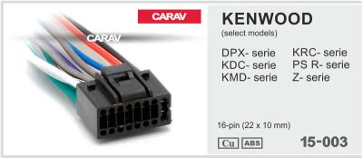 Лот: 21324846. Фото: 1. переходник для Kenwood DPX-; KDC-... Аксессуары для автозвука