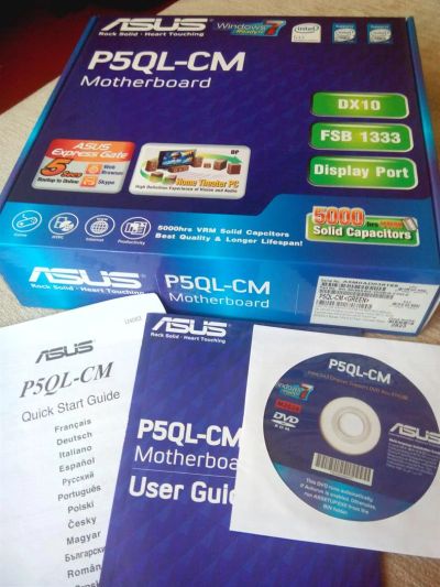 Лот: 3697292. Фото: 1. материнская плата ASUS P5QL-CM. Материнские платы