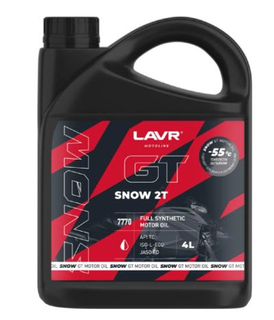 Лот: 25196582. Фото: 1. Моторное масло Lavr Moto Gt Snow... Масла, жидкости