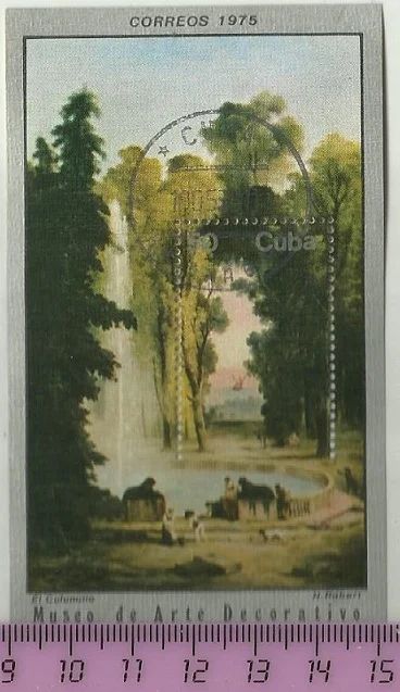 Лот: 5044281. Фото: 1. Куба. 1975 г. Блок.Живопись.(Б... Марки