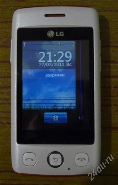 Лот: 2611633. Фото: 1. LG T300 с рубля (разбит экран). Кнопочные мобильные телефоны