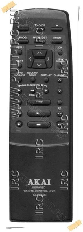 Лот: 15907876. Фото: 1. Пульт AKAI RC-V250E. Пульты ДУ