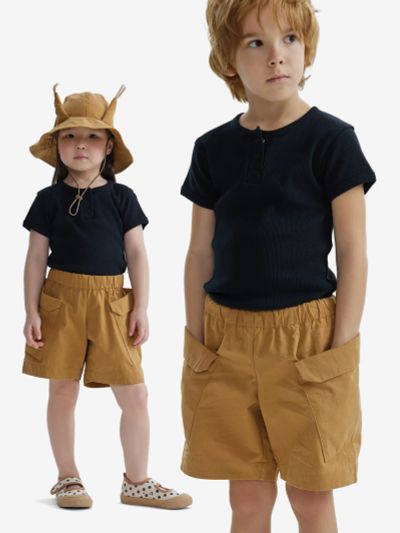 Лот: 25714066. Фото: 1. Шорты детские HAPPY BABY, Коричневый. Шорты
