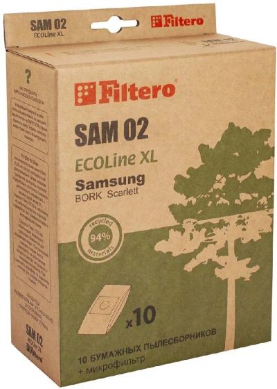 Лот: 17631343. Фото: 1. Пылесборник Filtero SAM 02 (10... Запчасти, комплектующие для пылесосов, утюгов
