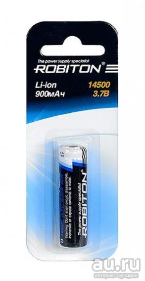 Лот: 14292200. Фото: 1. Аккумулятор Robiton 3.7v 900mAh... Батарейки, аккумуляторы, элементы питания