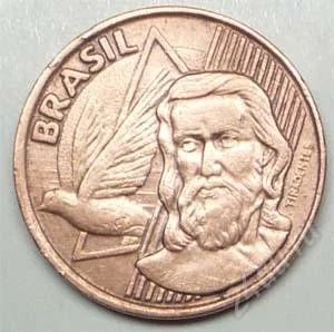 Лот: 1587799. Фото: 1. Бразилия. 5 сентаво 2001г. Америка