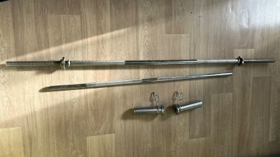 Лот: 24140350. Фото: 1. Штанга гриф. Штанги, блины