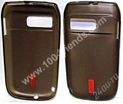 Лот: 1763297. Фото: 1. Кейс Nokia E6 (силикон) (черный... Чехлы, бамперы