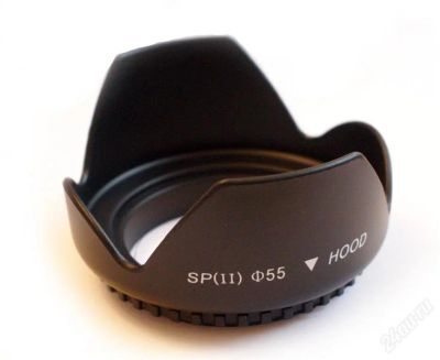 Лот: 1553455. Фото: 1. Бленда 55mm. Крышки, бленды
