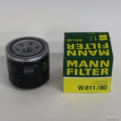 Лот: 8079086. Фото: 1. Фильтр масляный Mann 811/80 на... Расходные материалы