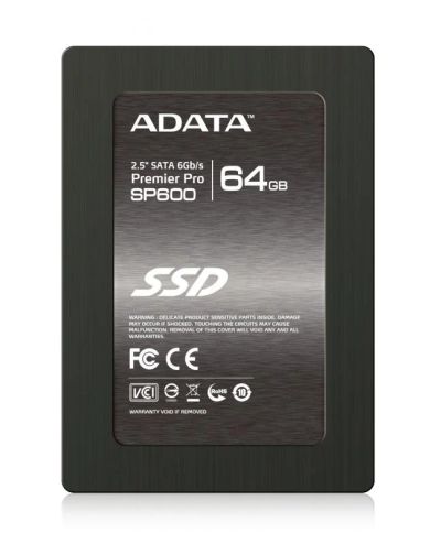 Лот: 3583961. Фото: 1. SSD 64GB a-data sp600 2.5" sata-3... Жёсткие диски (HDD)