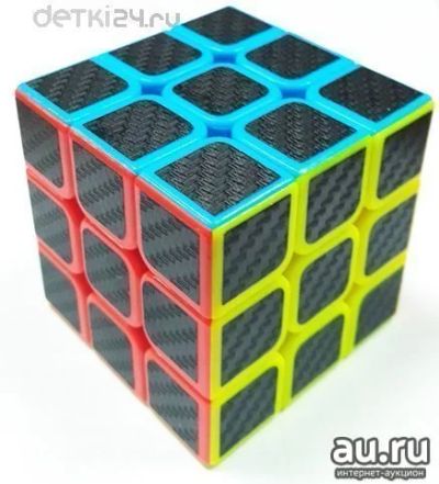 Лот: 11633913. Фото: 1. Кубик Рубика 3x3 Черные наклейки... Головоломки