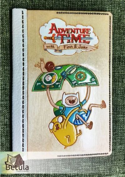 Лот: 7089257. Фото: 1. Обложка на паспорт "Adventure... Бумажники, кошельки, портмоне