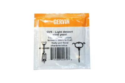 Лот: 12044970. Фото: 1. Винные дрожжи Gervin GV6 Light... Ингредиенты для приготовления напитков