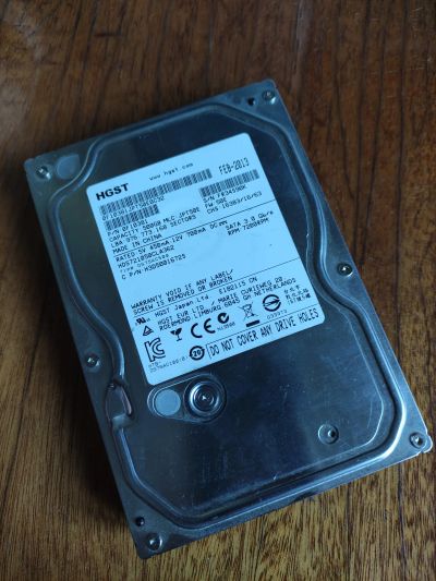 Лот: 19273110. Фото: 1. HDD Жесткий диск Hitachi Deskstar... Жёсткие диски (HDD)