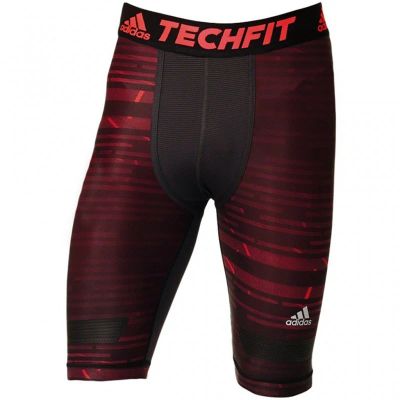 Лот: 10940733. Фото: 1. Компрессионные шорты Adidas Techfit... Термобелье