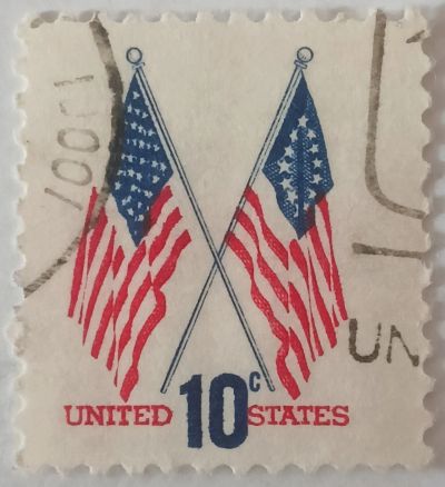 Лот: 25375750. Фото: 1. Марки_США, 10 цента 1973 год... Марки