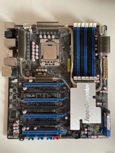 Лот: 17952850. Фото: 1. Плата Asus p6t7 WS SuperComputer... Материнские платы