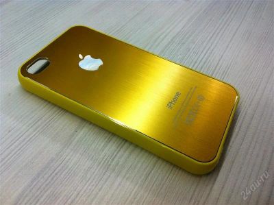 Лот: 1081530. Фото: 1. Чехол для iPhone 4 SGP CASE (Желтый... Чехлы, бамперы