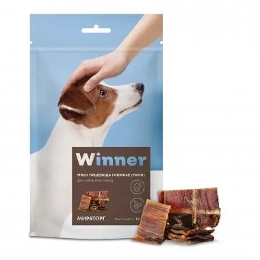 Лот: 13940823. Фото: 1. Лакомство Winner Мясо пищевода... Корма