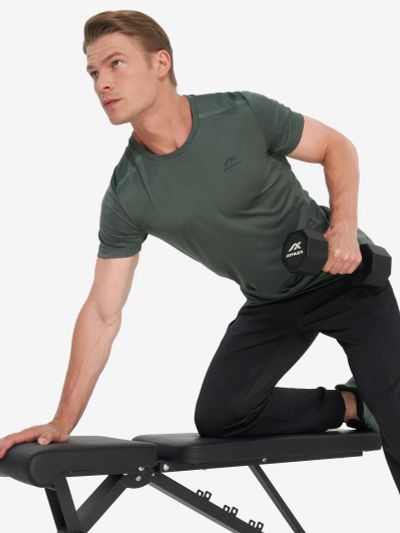 Лот: 25712524. Фото: 1. Футболка мужская Athlex, Зеленый. Другое (спортивная одежда)