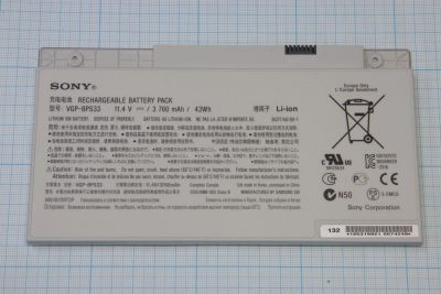 Лот: 12198294. Фото: 1. Батарея для Sony VAIO SVT-14 SVT-15... Аккумуляторы