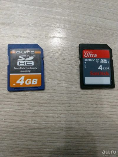 Лот: 13835547. Фото: 1. Карта памяти SD 4gb. Карты памяти