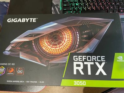 Лот: 18629427. Фото: 1. Gigabyte RTX 3050 Gaming OC. Видеокарты