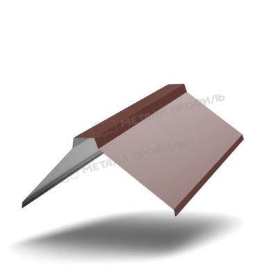 Лот: 24020480. Фото: 1. Планка конька плоского 155х155х2000... Кровельные материалы