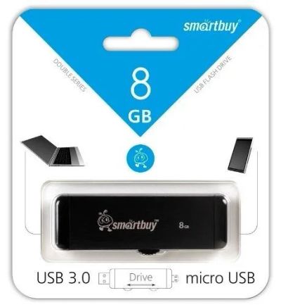 Лот: 4553633. Фото: 1. Флеш-накопитель USB3.0 8GB SmartBuy... USB-флеш карты