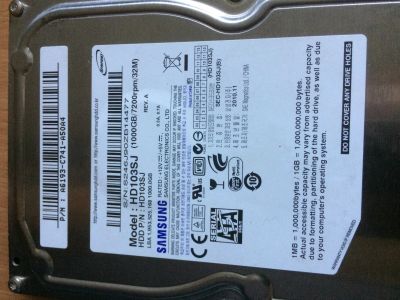Лот: 11972688. Фото: 1. Жёсткий диск samsung 1 tb. Жёсткие диски (HDD)
