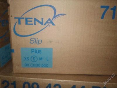 Лот: 822925. Фото: 1. Подгузники TENA Slip размер S. Антисептики, защитные средства, медицинские маски