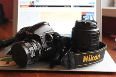 Лот: 6448103. Фото: 1. Nikon d3100 + Nikkor 18-55 Kit. Цифровые зеркальные