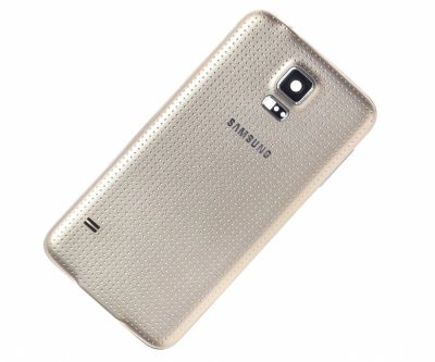 Лот: 13297021. Фото: 1. Корпус Samsung G900/S5 Золото. Корпуса, клавиатуры, кнопки