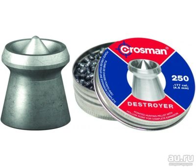 Лот: 14065611. Фото: 1. Пули (пуля, пульки) "Crosman Destroyer... Аксессуары, запчасти