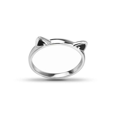 Лот: 23783432. Фото: 1. Серебряное кольцо с эмалью. Кольца, перстни