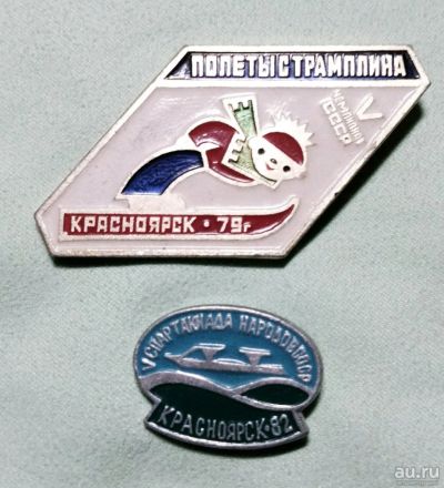 Лот: 15293125. Фото: 1. Значок. Набор из 2-х значков... Сувенирные