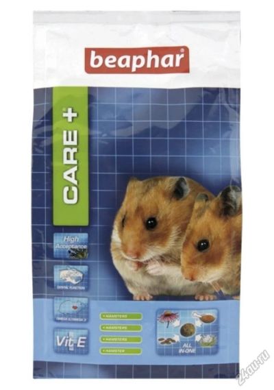 Лот: 5685085. Фото: 1. Корм Beaphar Care+ для хомяков... Корма