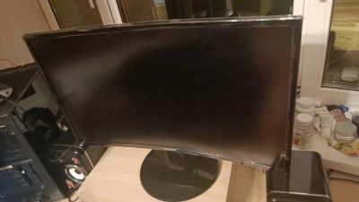 Лот: 18611463. Фото: 1. Монитор Samsung гнутый 27 дюймов. ЖК-мониторы